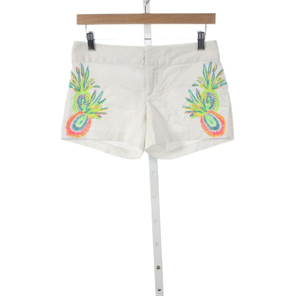 Lilly Pulitzer Womens White Chino Shorts Size 00